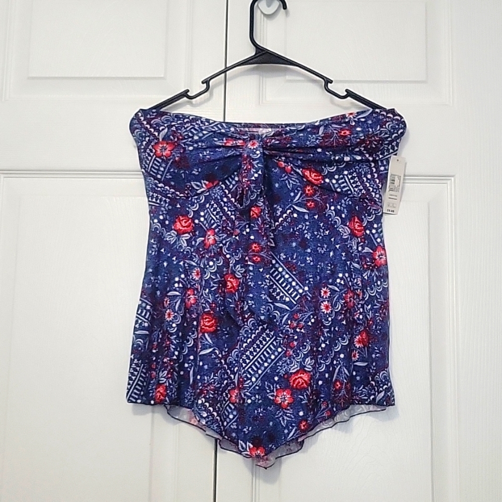 Strapless foam cup top, sz large